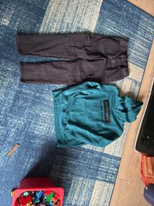 boys m and s combats and Canterbury hoodie 10-11