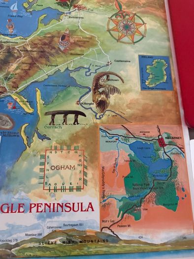 Dingle a peninsula map