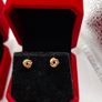 Selection of 9ct gold stud earrings Image 2