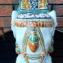 Vintage Hand Painted Ceramic Elephant Stand Image 5