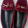 Velvet loafers for women Image 2