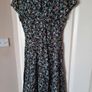 Ladies Floral print dress - size 14 Image 5