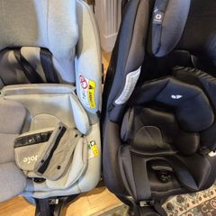 TWO i-spin 360 car seats