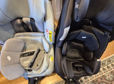 TWO i-spin 360 car seats
