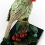Northern Cardinal Bird - Cold Painted Bronze, Signed Image 7