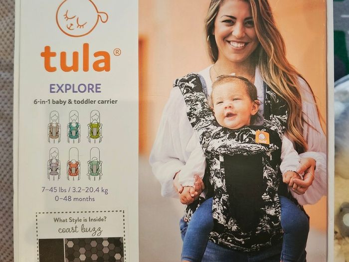 Tula Explore, 6-in-1 baby and toddler carrier, Coast Buzz Style