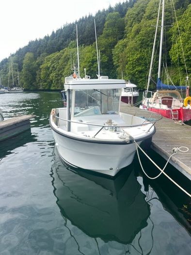 Boat with trailer.