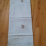 Sheer White and Floral Curtains 150 x 152 cms Image 2