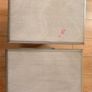 2 x Grey Pedestal Side Tables Image 4