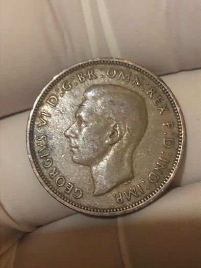 George VI half penny  x 36 Pictures