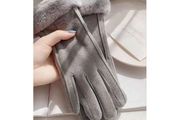 Lovely Grey Gloves - new - nice gift