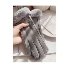 Lovely Grey Gloves - new - nice gift