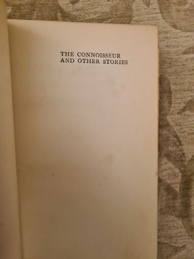 The Connoisseur. By Walter De Lamare. Hardback.1926.1.