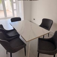 Sorrento Dining Extendable Table + 5 Pedro Chairs