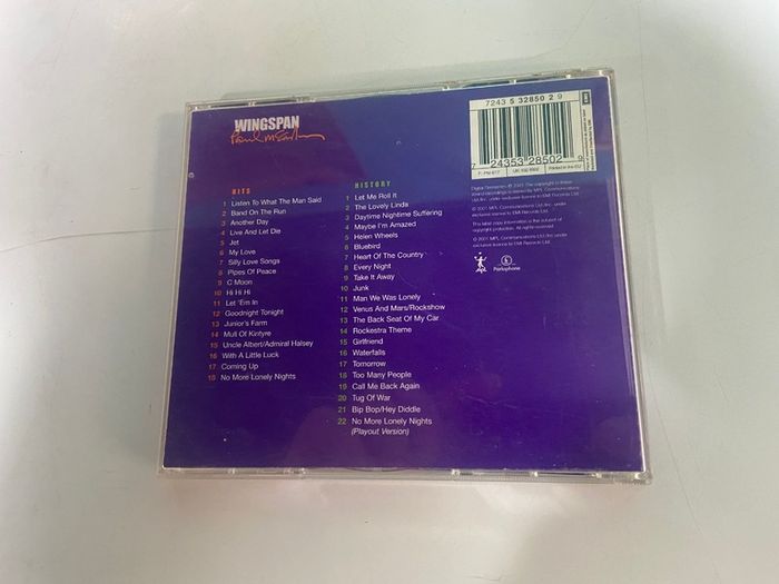 Paul McCartney Wingspan Hits & History Double CD
