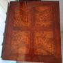 Mahogany coffee table with burr wood inlay Image 5