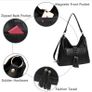 VASCHY Faux Leather Fashion Vintage Women Hobo Bag Tassel Handbag Purse Tote with Detachable Long Shoulder Strap Image 6
