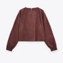 Zara Velvet TRACKSUIT jumper and trousers set Image 6