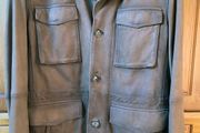 Mens Suede 'Mid Brown' Leather Jacket