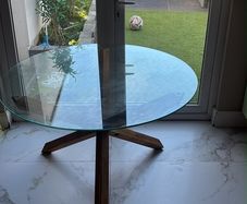 glass table