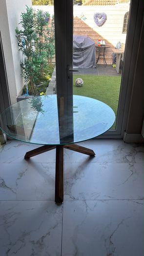 glass table