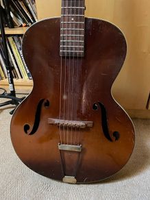 Arch top Guitar 1940's Chicago.