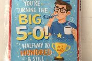 50th Birthday Card