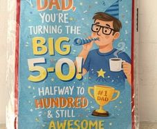 50th Birthday Card