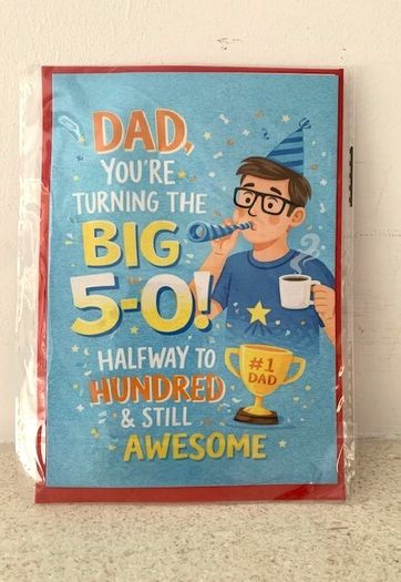 50th Birthday Card