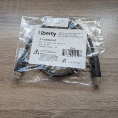 Black SuperSpeed USB 3.0 Cable A to B 3ft 0.9mt