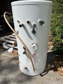 250 litre triple coil cylinder