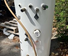 250 litre triple coil cylinder