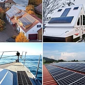 NEW SALE | Solar Panel Kit 100 Watt 12 Volt Monocrystalline Off Grid System for Homes RV Boat