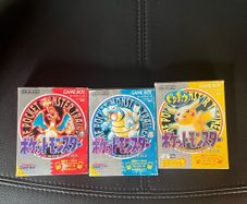 pokemon red blue and yellow Japanese