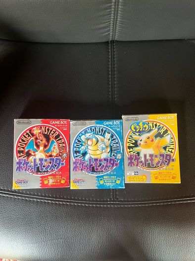 pokemon red blue and yellow Japanese