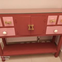 REDUCED cabinet red pink