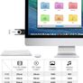 64GB USB 2.0 Flash Drive, Swivel Design Memory Sticks, Pen Drive, Usb Sticks for Data Storage, Zip Drive and jump Drive with LED Light Image 6