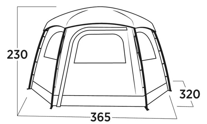 Easy Camp moonlight Sandland 6 Person Yurt New