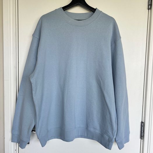 NEW Dunnes Stores Light Blue Relaxed Fit Sweatshirt Size L