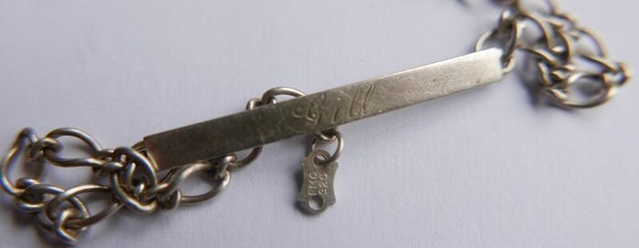 Vintage Sterling Silver hallmarked 925 Bracelet length 7" - 3,6g