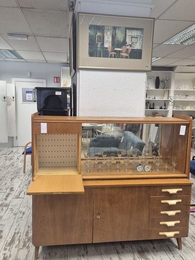 Mid Century Living Room Wall Unit