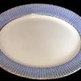 Antique Soho Pottery "Montauban" Blue Basket-Weave Image 7