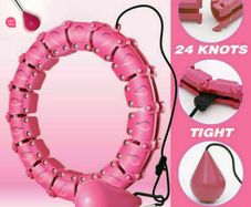 24 Knotes Weighted Hula Hoop Adult Smart Hoola Thin Waist Fitness Weight Loss