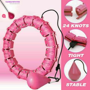 24 Knotes Weighted Hula Hoop Adult Smart Hoola Thin Waist Fitness Weight Loss