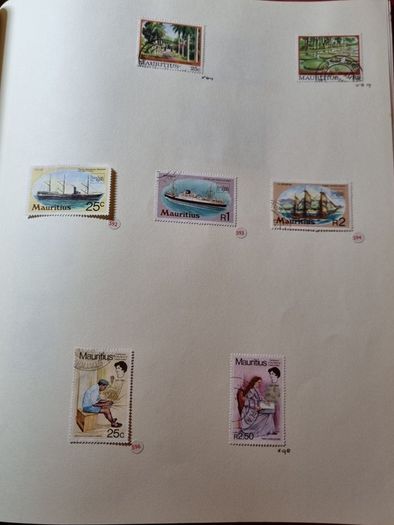 MAURITIUS album with stamps