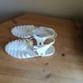 White Plastic Shoes Image 3