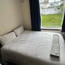 King Size Bed 150x200 and Frame Like New Image 2