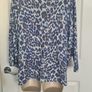 Blue Animal Print Cotton Mix Light Jumper from Gerard Durel size 16-18 Image 2