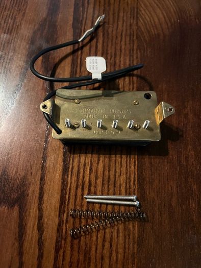 DiMarzio DP159 Evolution Bridge Humbucker Pickup, Black made in USA electric guitar parts accessories
