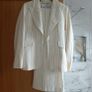 Mango suit jacket + wide leg trousers striped tailored set beige similar to Michelle Keegan 8/10 Image 9